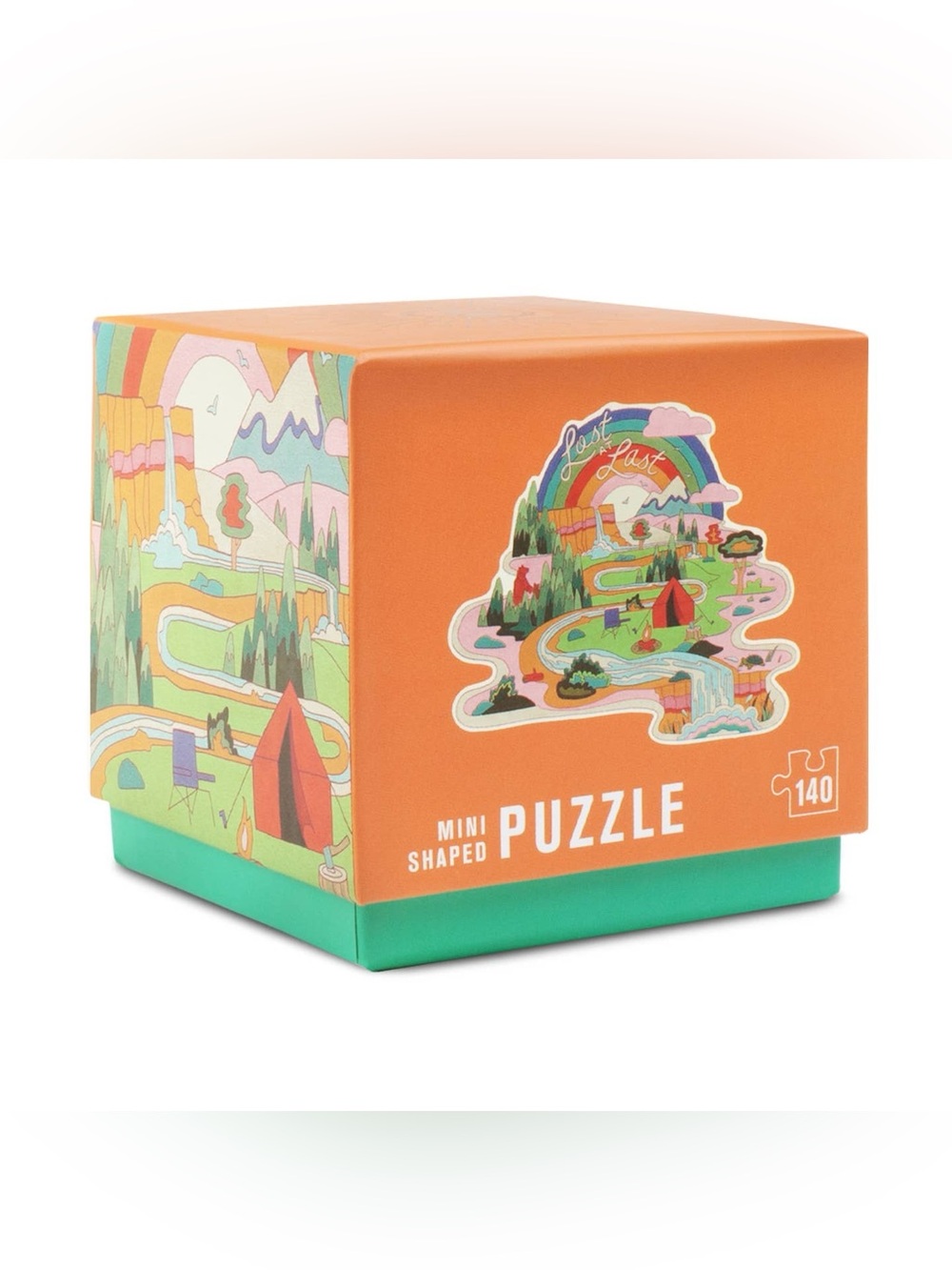 NWT Lantern Press Lost at last 140 piece shaped puzzle